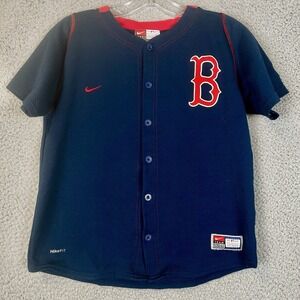 Nike‎ Boston Red Sox Vintage Baseball Pedrioa Jersey Size Medium Embroidered
